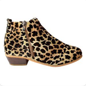 Leopard Print Ankle Boots (1242-10)
